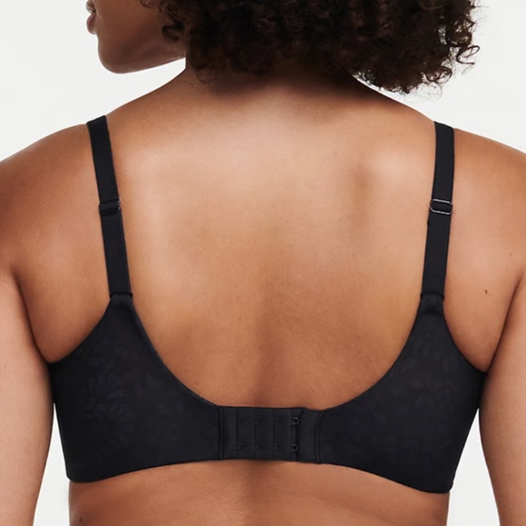 Chantelle Comfort Chic Back Shaping Minimizer Bra Black 38DDDD - Picture 2 of 8